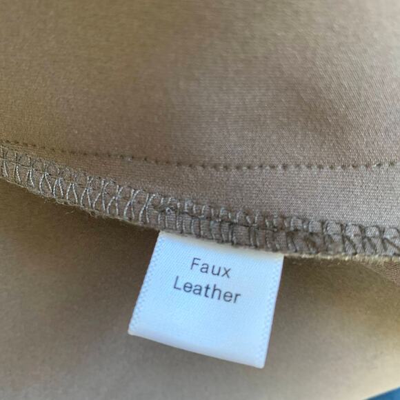 Faux Suede Blazer Jacket Taupe Size Large by Joan Vass NEW Taupe Career Workwear - Picture 5 of 10